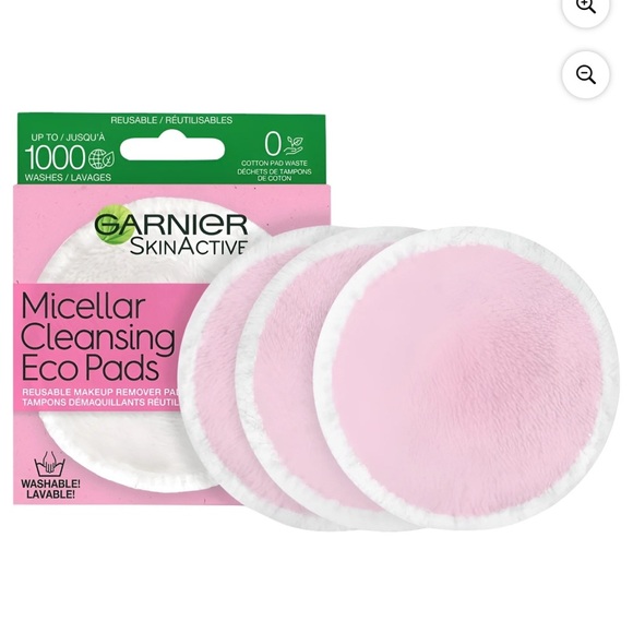 Garnier SkinActive Micellar Cleansing Pads – Reusable Makeup Remover Pads - 3 Pk - Picture 4 of 5
